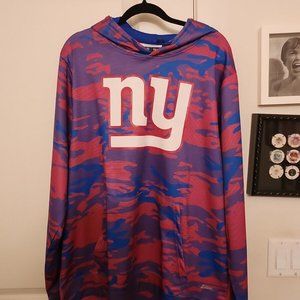 NFL Team Apparel Men's XL New York Giants Long Sleeve Hoodie New With Tags